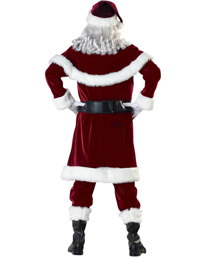Elite Jolly Santa Mens Christmas Costume - Image 2