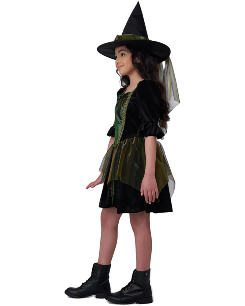 Emerald City Witch Girls Costume - Image 4