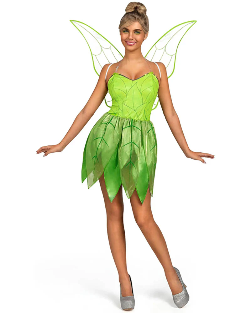 Enchanted Green Fairy Womens Costume - Image 3