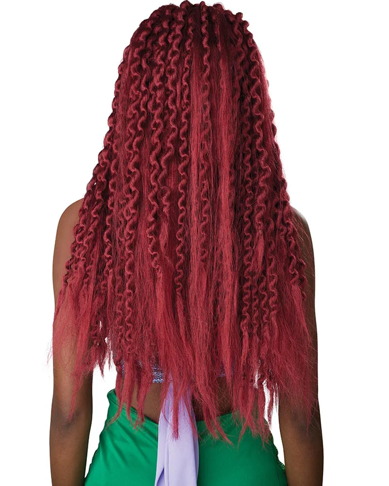 Enchanted Mermaid Long Red Curly Wig - Image 2