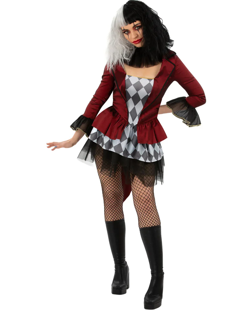 Evil Jester Deluxe Womens Costume - Image 2