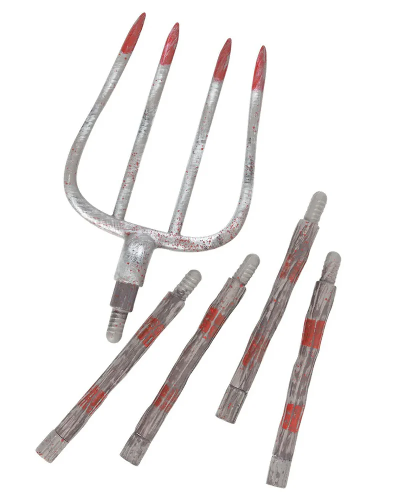 Extendable Bloody Pitchfork Prop 153cm - Image 2