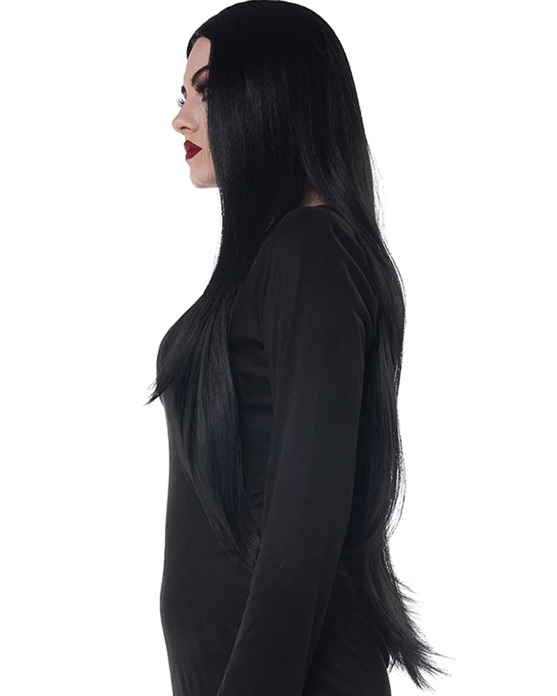Extra Long Black Wig - Image 3