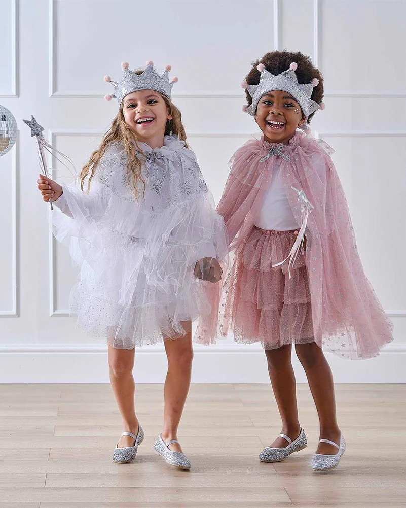 Fairy Princess White & Silver Sparkle Tutu 5-7 Years - Image 3