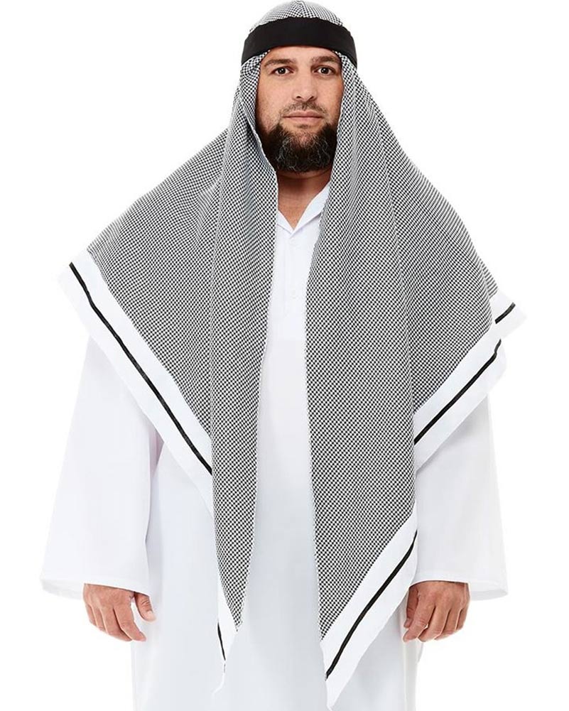 Fake Sheikh Deluxe Mens Costume - Image 3