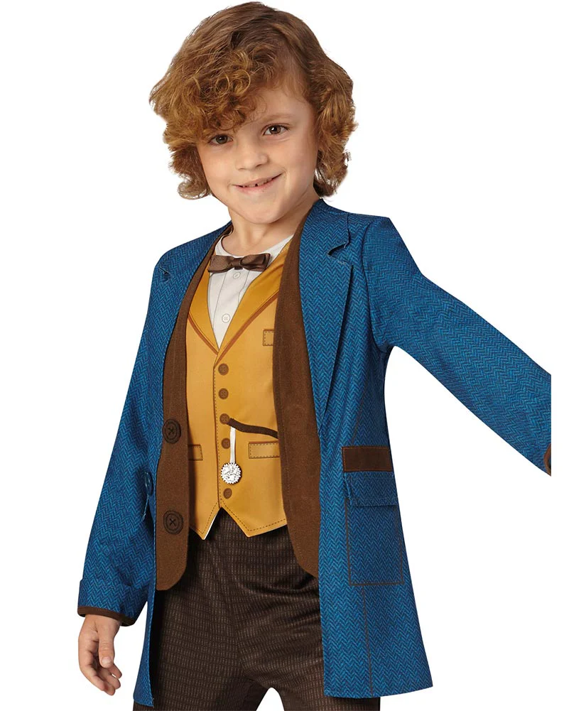 Fantastic Beasts Newt Scamander Deluxe Kids Book Week Costume - Image 2