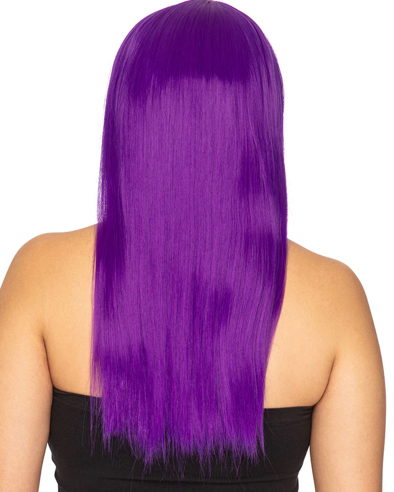 Fashion Deluxe Amethyst Purple Long Wig - Image 3