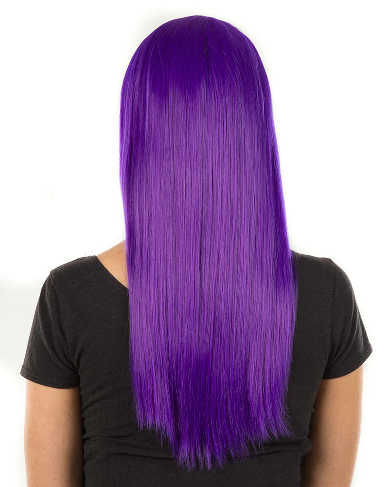 Fashion Deluxe Amethyst Purple Long Wig - Image 6