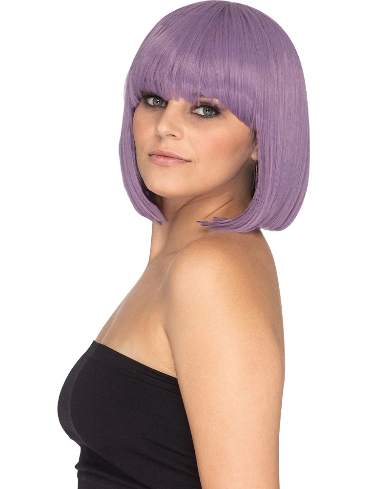 Fashion Deluxe Ashes of Violets Purple Bob Wig - Image 2