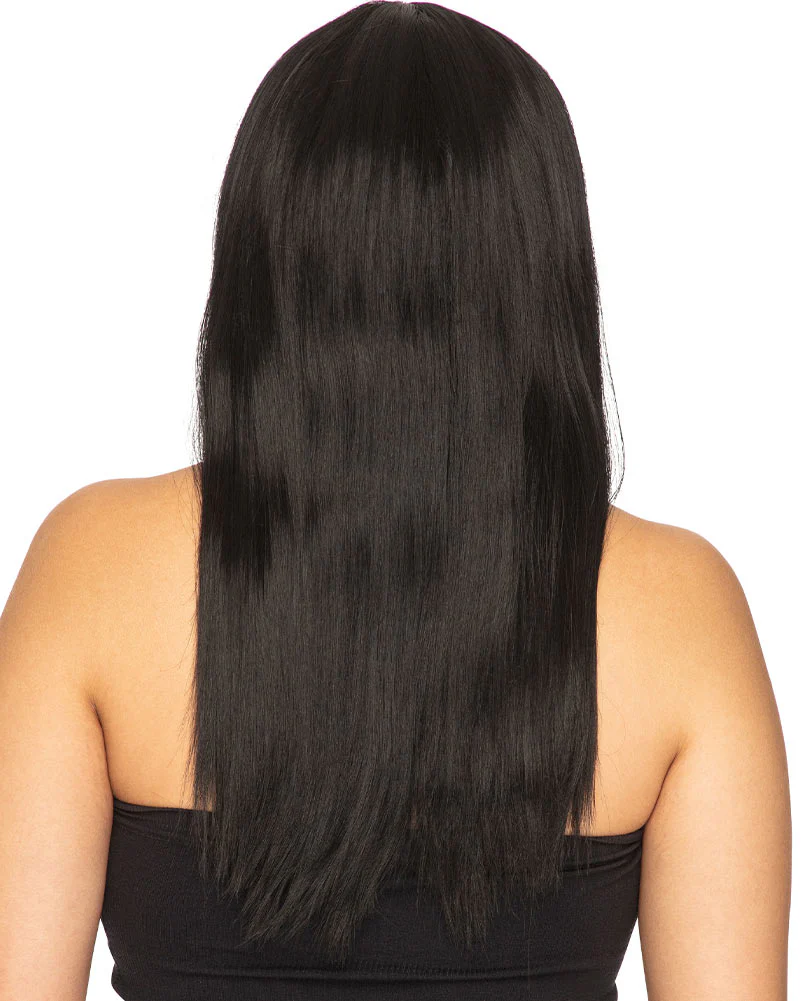 Fashion Deluxe Black Long Wig - Image 3