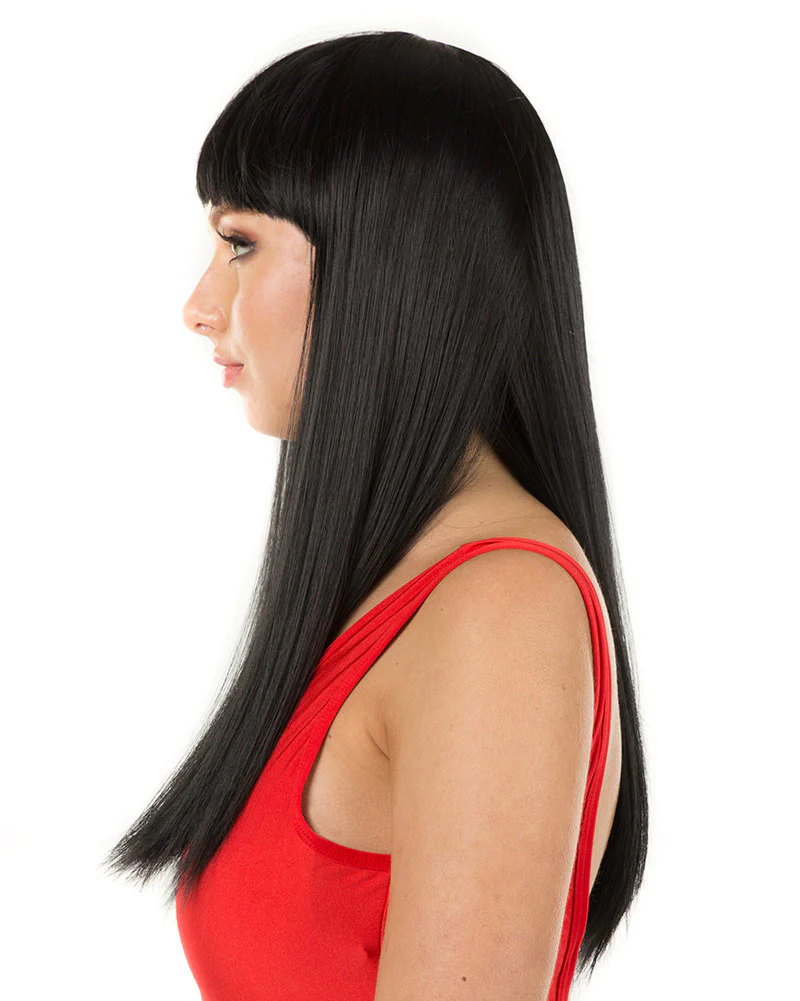 Fashion Deluxe Black Long Wig - Image 5