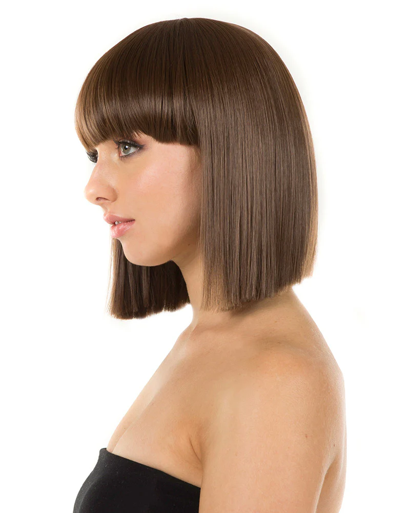 Fashion Deluxe Brown Bob Wig - Image 2