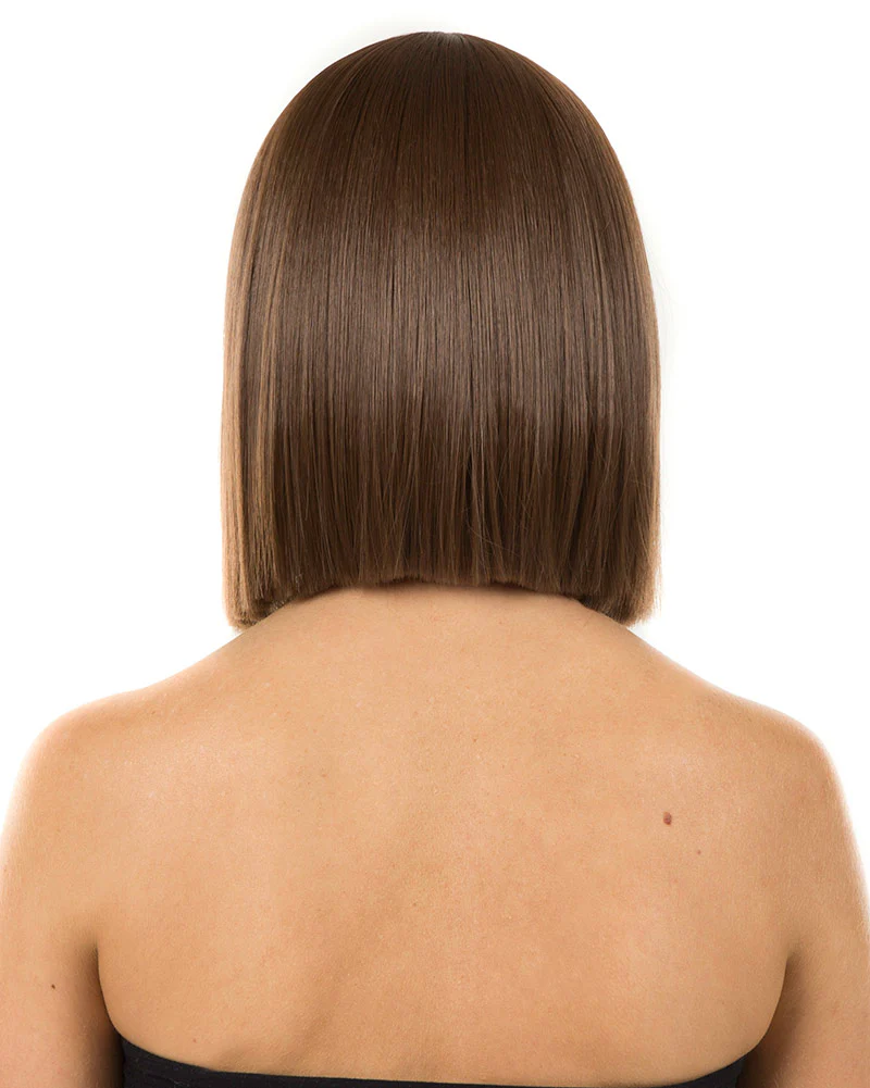 Fashion Deluxe Brown Bob Wig - Image 3