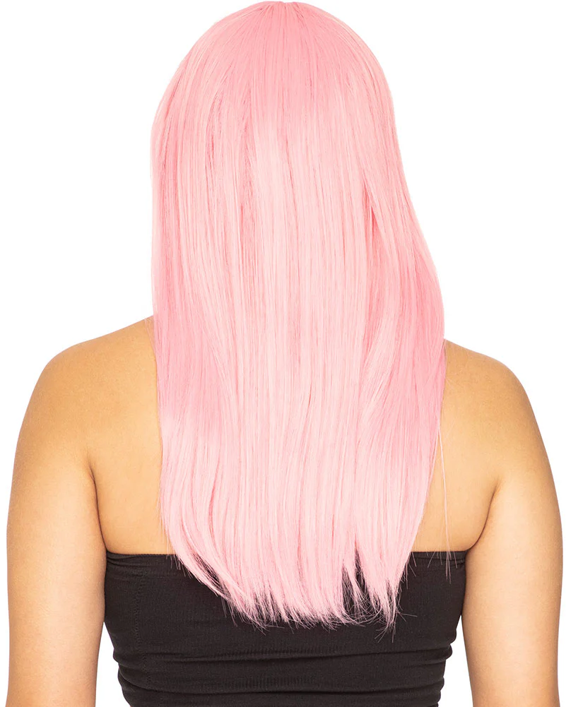Fashion Deluxe Musk Stick Pink Long Wig - Image 3