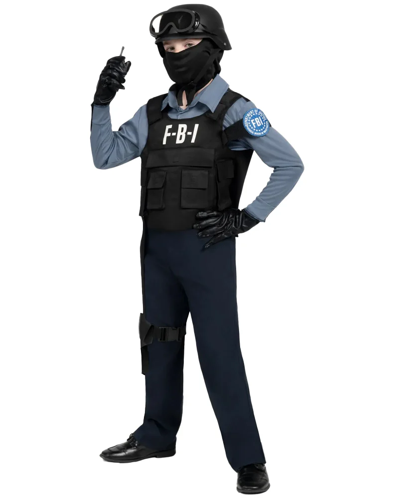 FBI Police Kids Costume