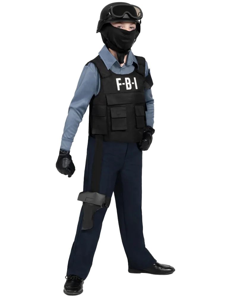FBI Police Kids Costume - Image 2