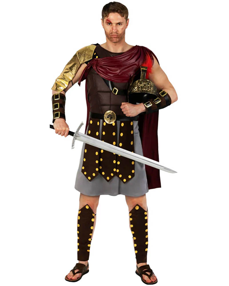 Fearless Roman Gladiator Mens Costume - Image 2
