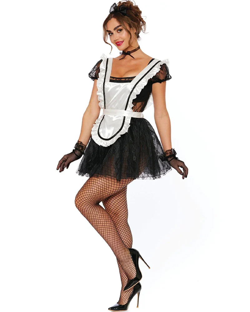 Femme De Menage French Maid Womens Costume - Image 5