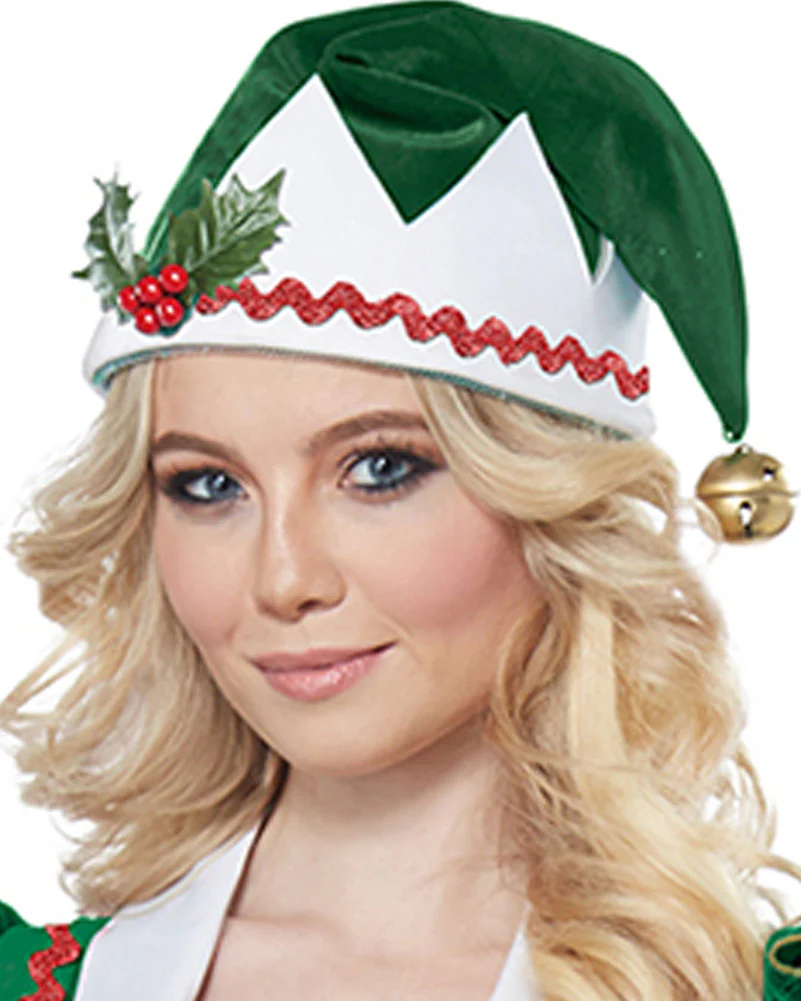 Festive Elf Womens Christmas Costume - Image 2