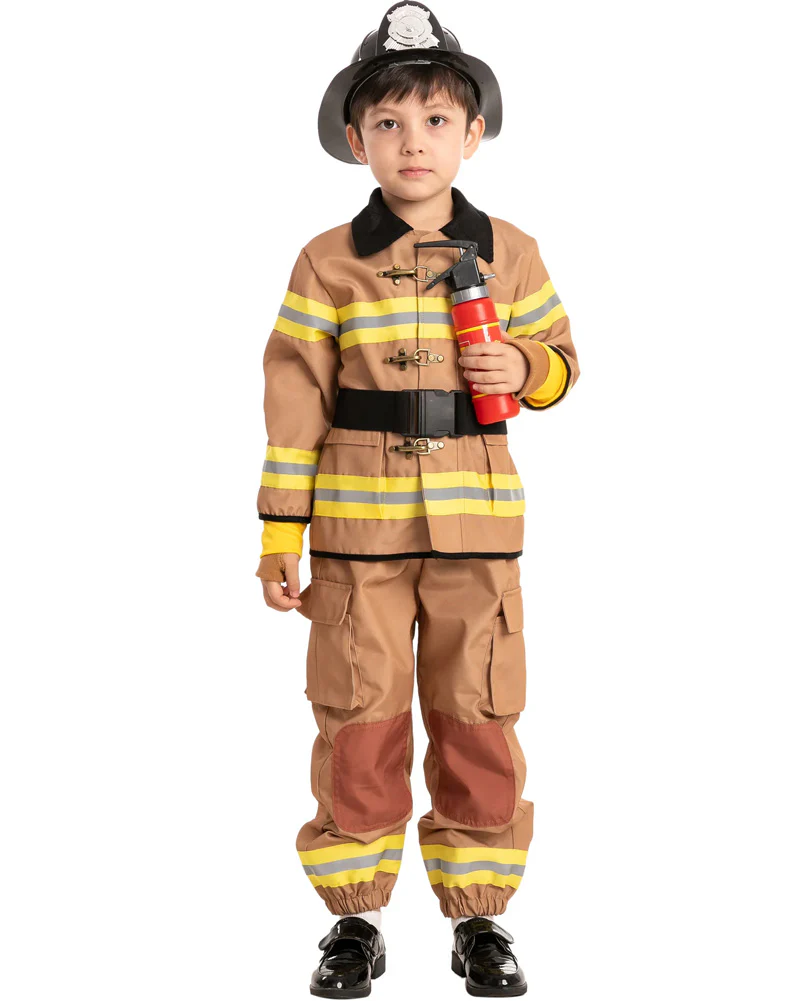 Firefighter Boys Costume - Image 5