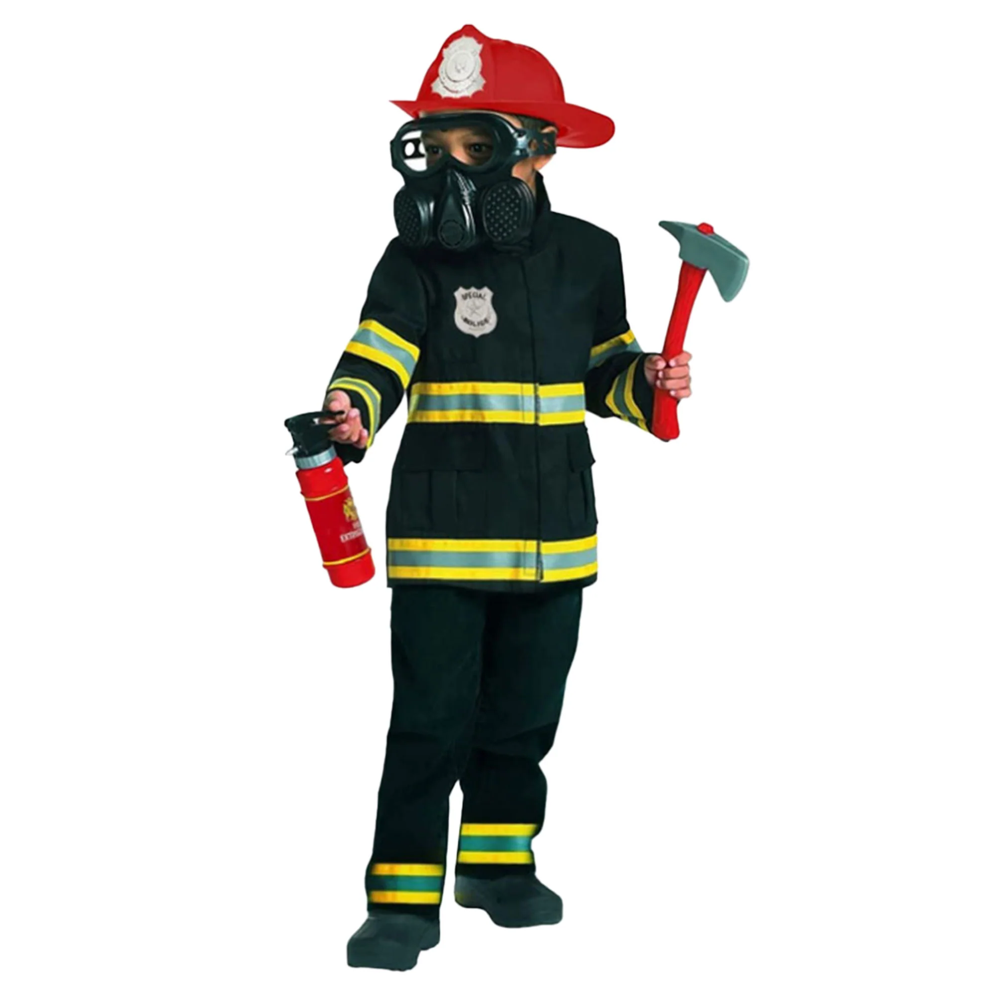 Fireman Boys Costume 10-12 Years