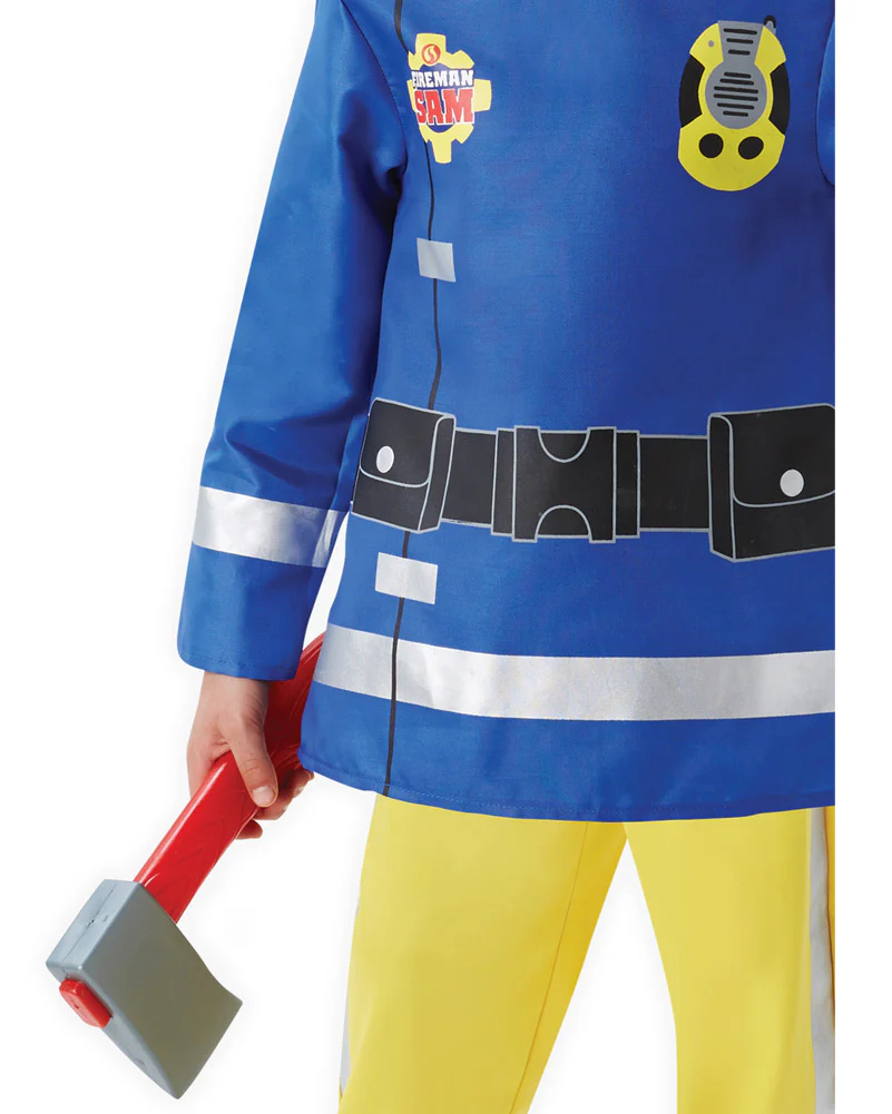 Fireman Sam Deluxe Boys Toddler Costume - Image 3