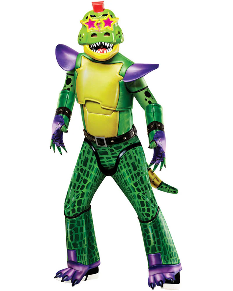 Five Nights at Freddys Glamrock Monty Gator Deluxe Boys Costume