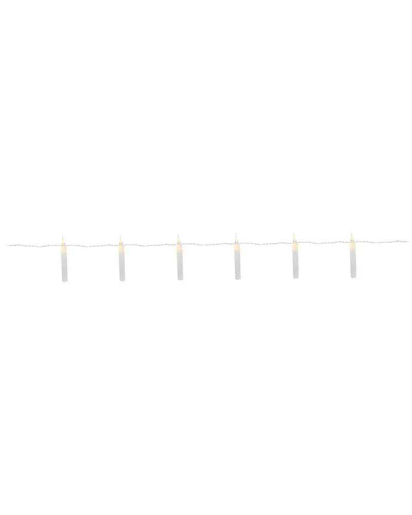 Floating Candle Garland Battery Operated 1.2m