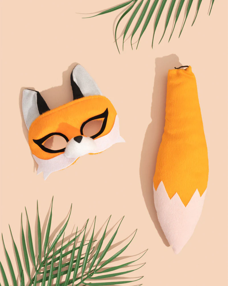 Fox Deluxe Mask and Tail Set - Image 2