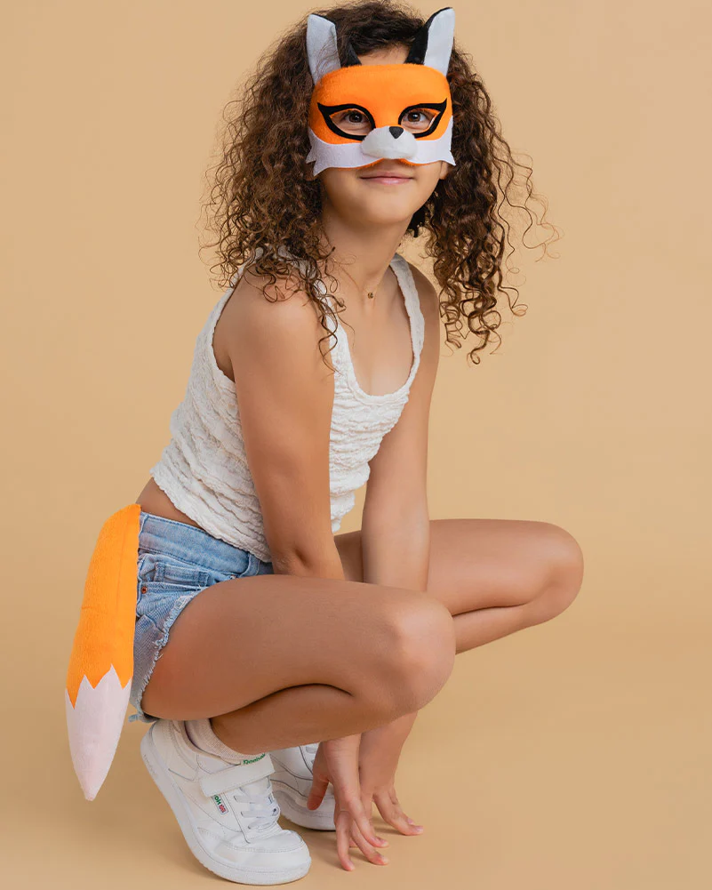 Fox Deluxe Mask and Tail Set - Image 3