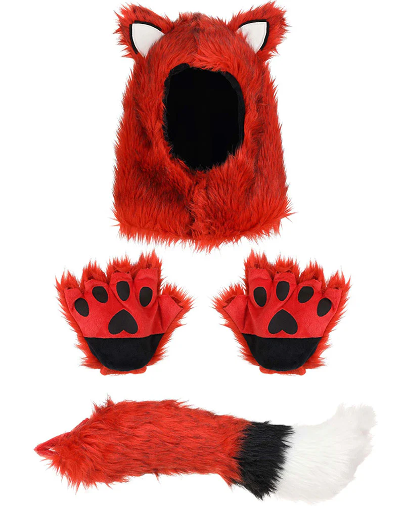 Fox Hood Hands and Tail Set - Image 2