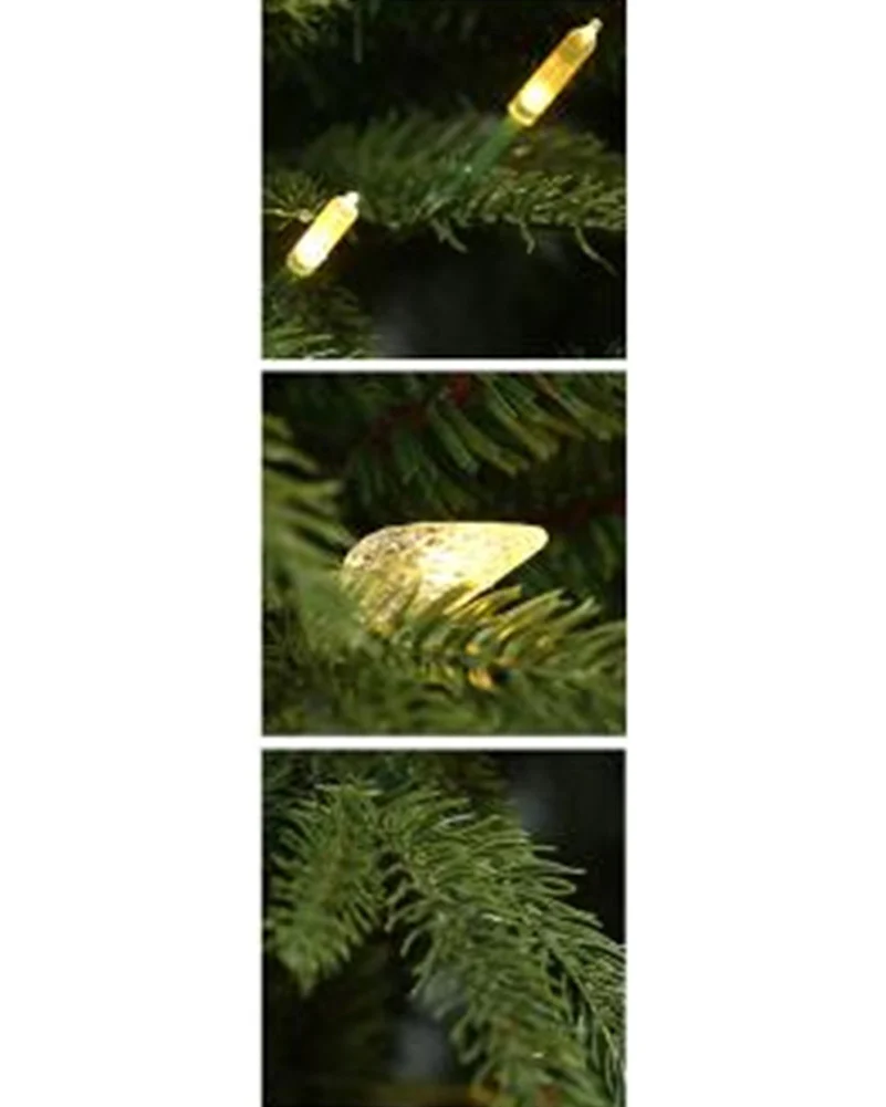 Fraser Fir Tree With 1788 Tips and 500 Warm White Christmas LED Lights 2.1m - Image 2
