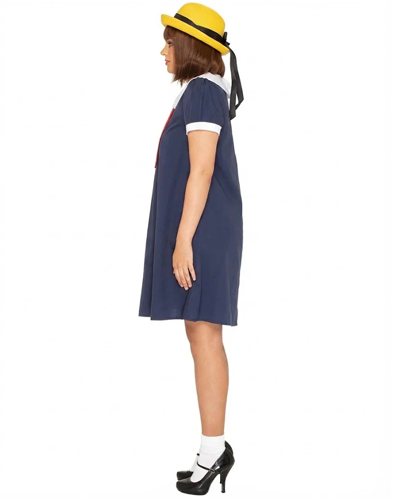 French School Girl Deluxe Womens Plus Size Book Week Costume - Image 3