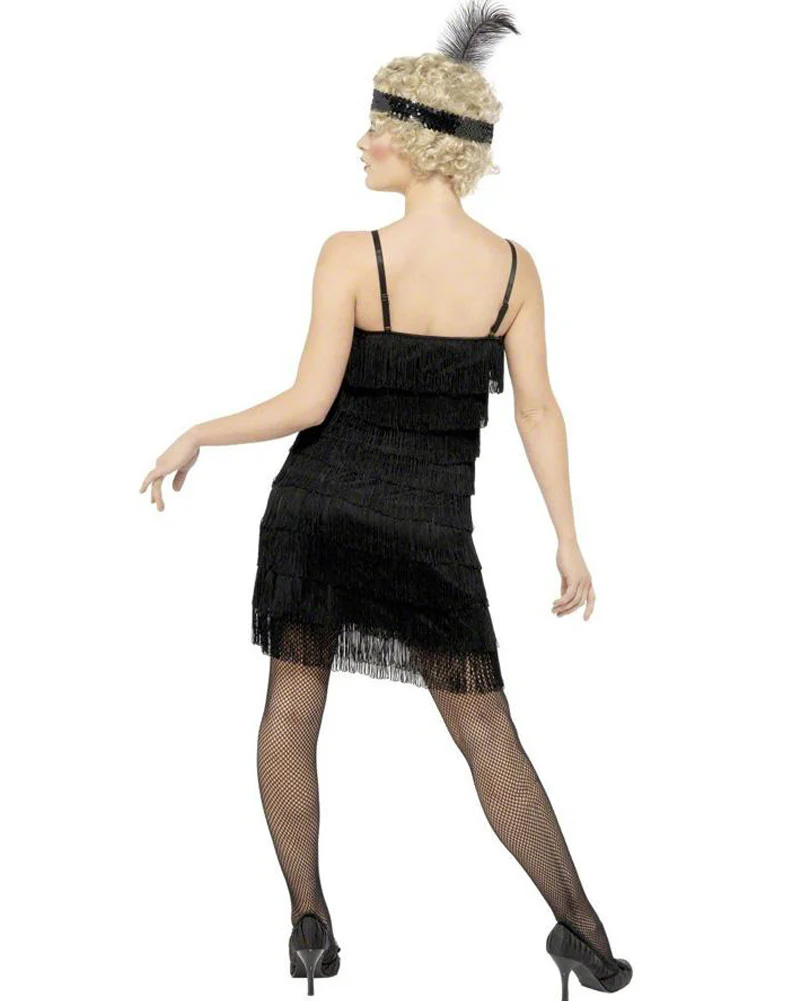 20s Fringe Flapper Womens Plus Size Costume - Image 3