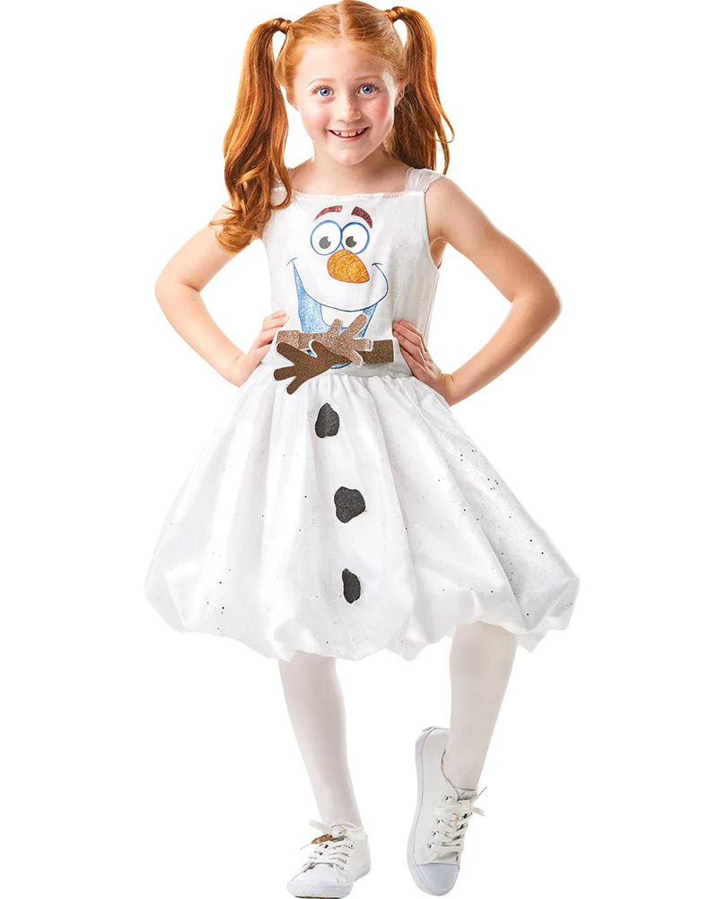 Disney Frozen 2 Olaf Tutu Dress Girls Costume