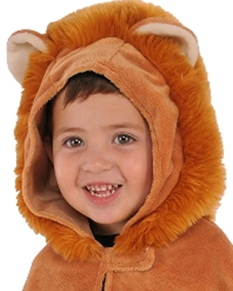 Furry Lion Cub Cape Toddler Book Week Costume - Image 2
