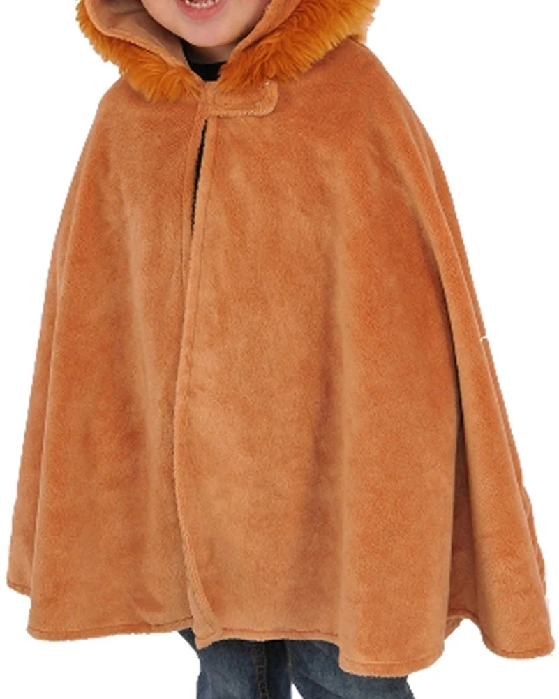 Furry Lion Cub Cape Toddler Book Week Costume - Image 3