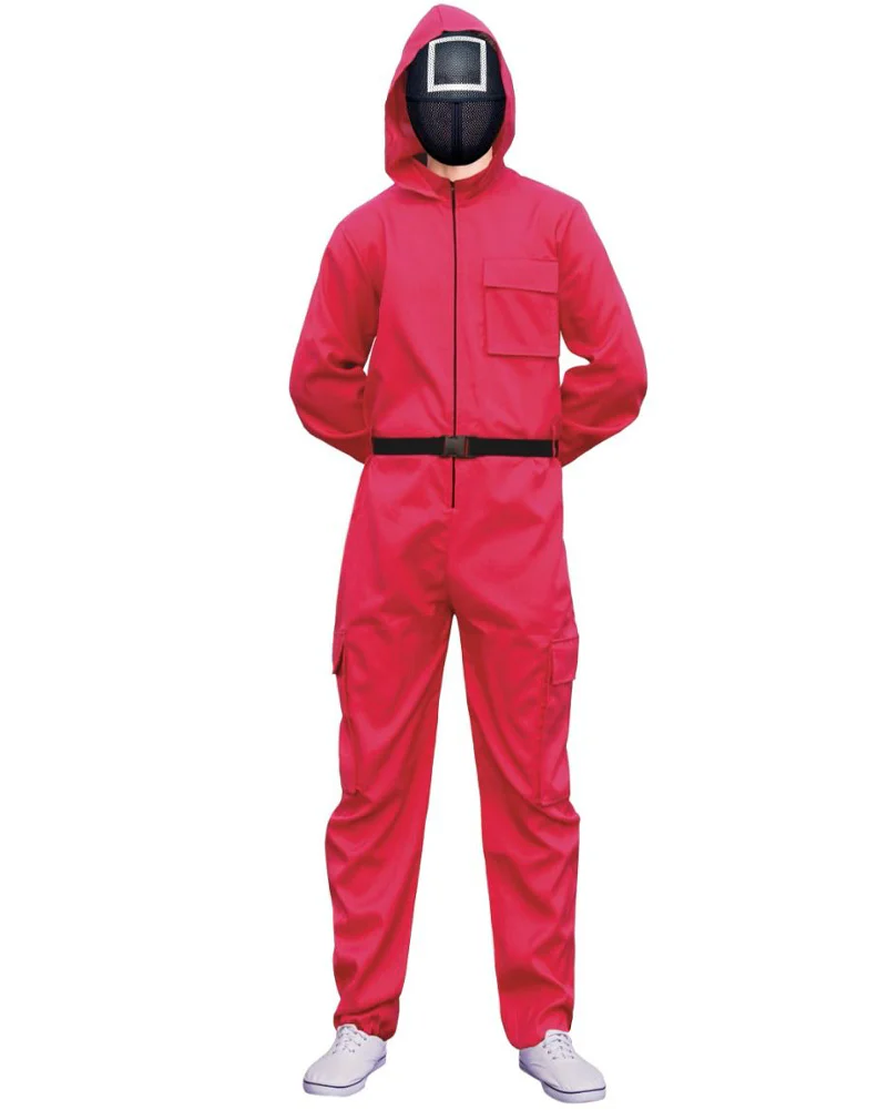 Game Jumpsuit Adult Costume with Assorted Mask - Image 2