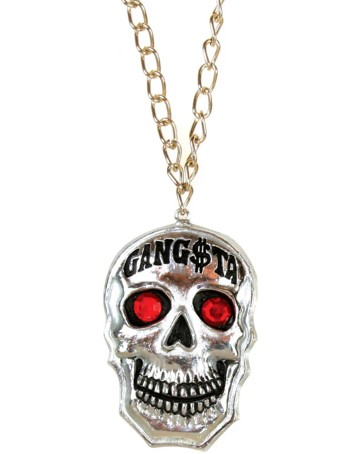 Gangster Gothic Skull Medallion - Image 2