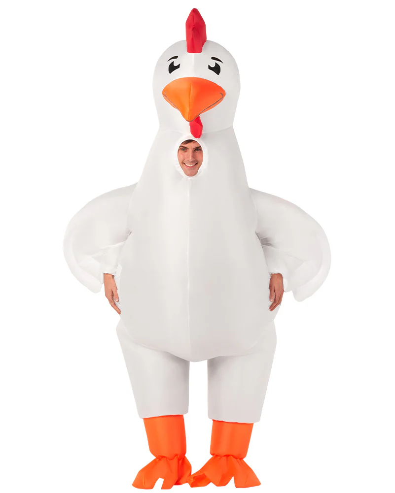 Giant Chicken Inflatable Adult Costume