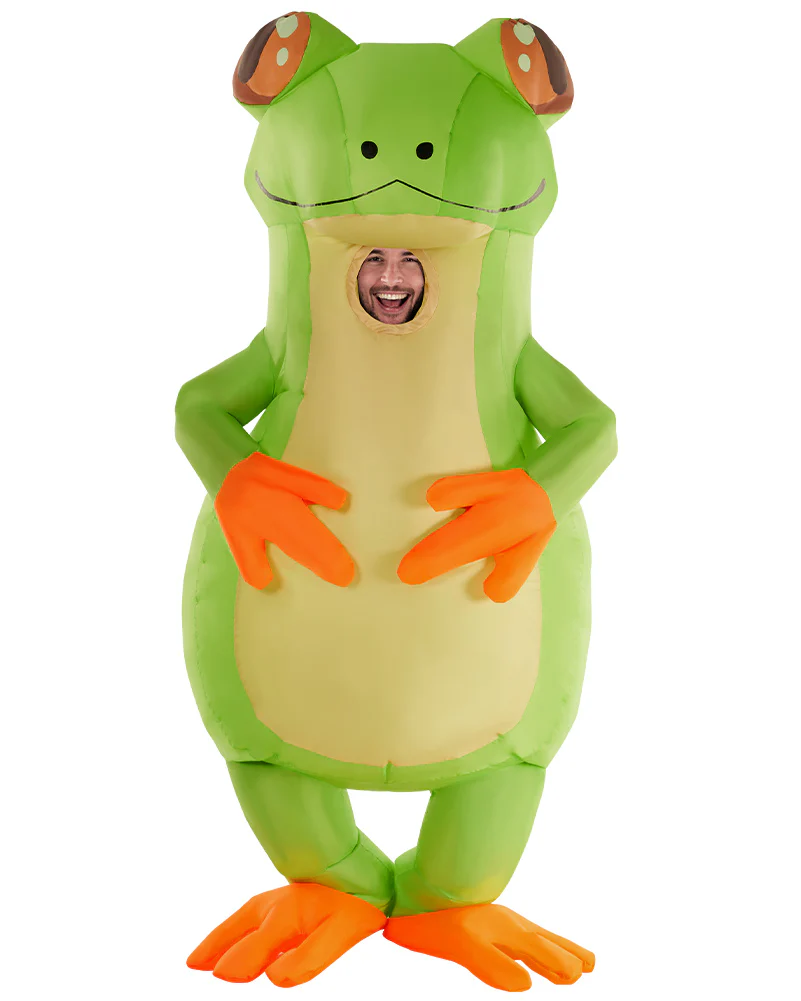 Giant Frog Inflatable Adult Costume - Image 4