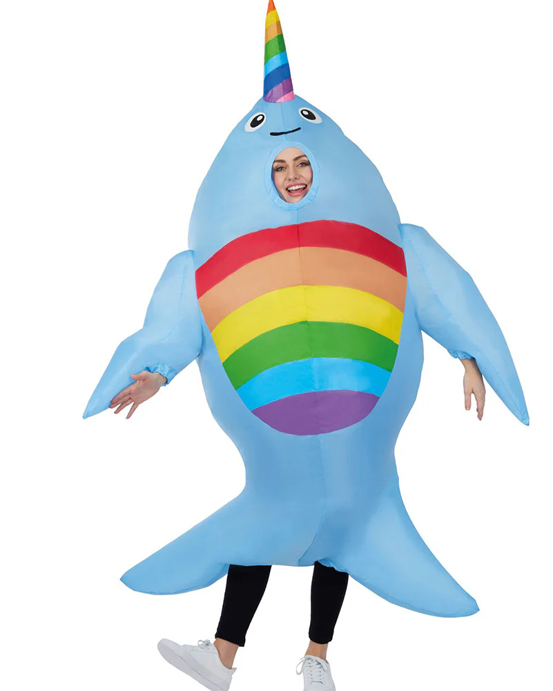 Giant Narwhal Inflatable Adult Costume - Image 2
