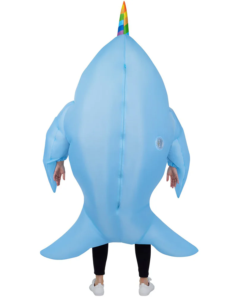 Giant Narwhal Inflatable Adult Costume - Image 4