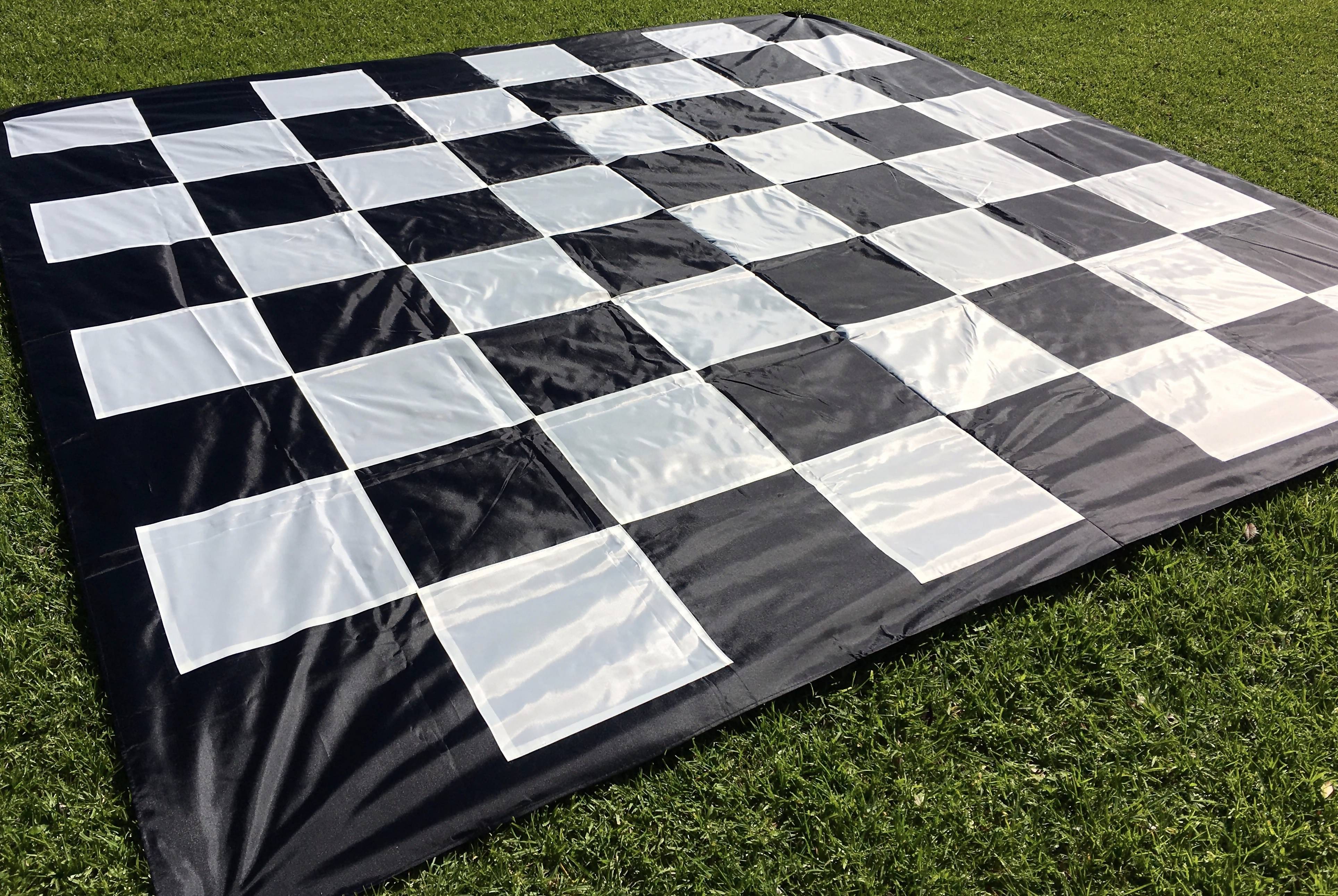 Giant Size Outdoor Draughts Checkers Game Set with Mat 3mx3m - Image 6