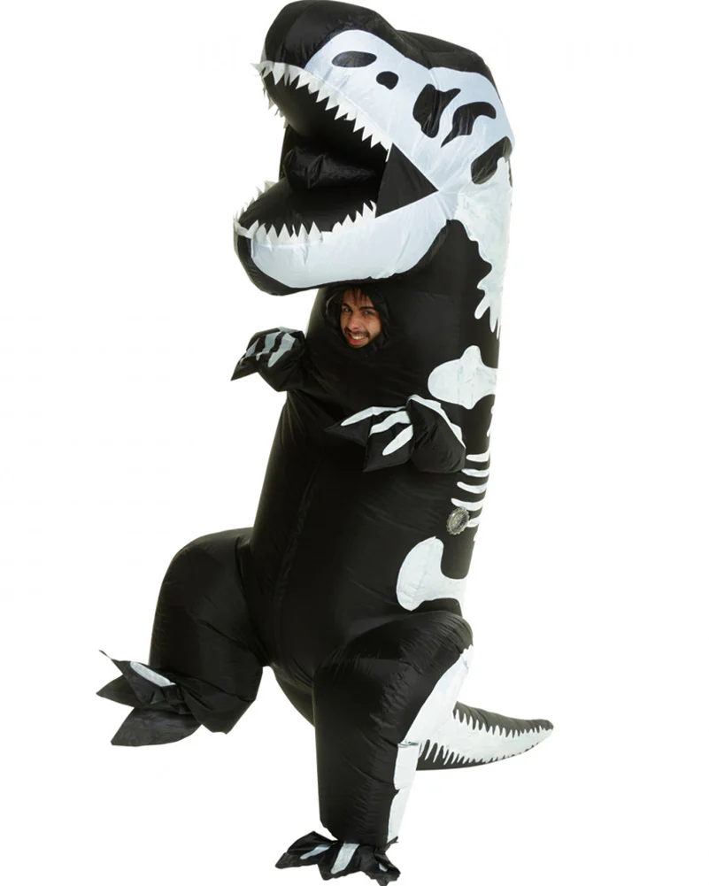 Giant Skeleton T Rex Inflatable Adult Costume - Image 5