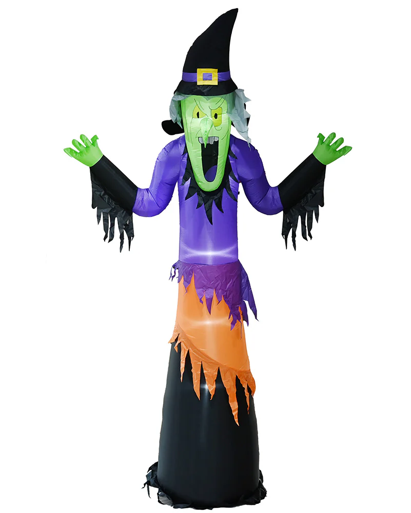Giant Skinny Witch Lawn Inflatable 3.66m - Image 2
