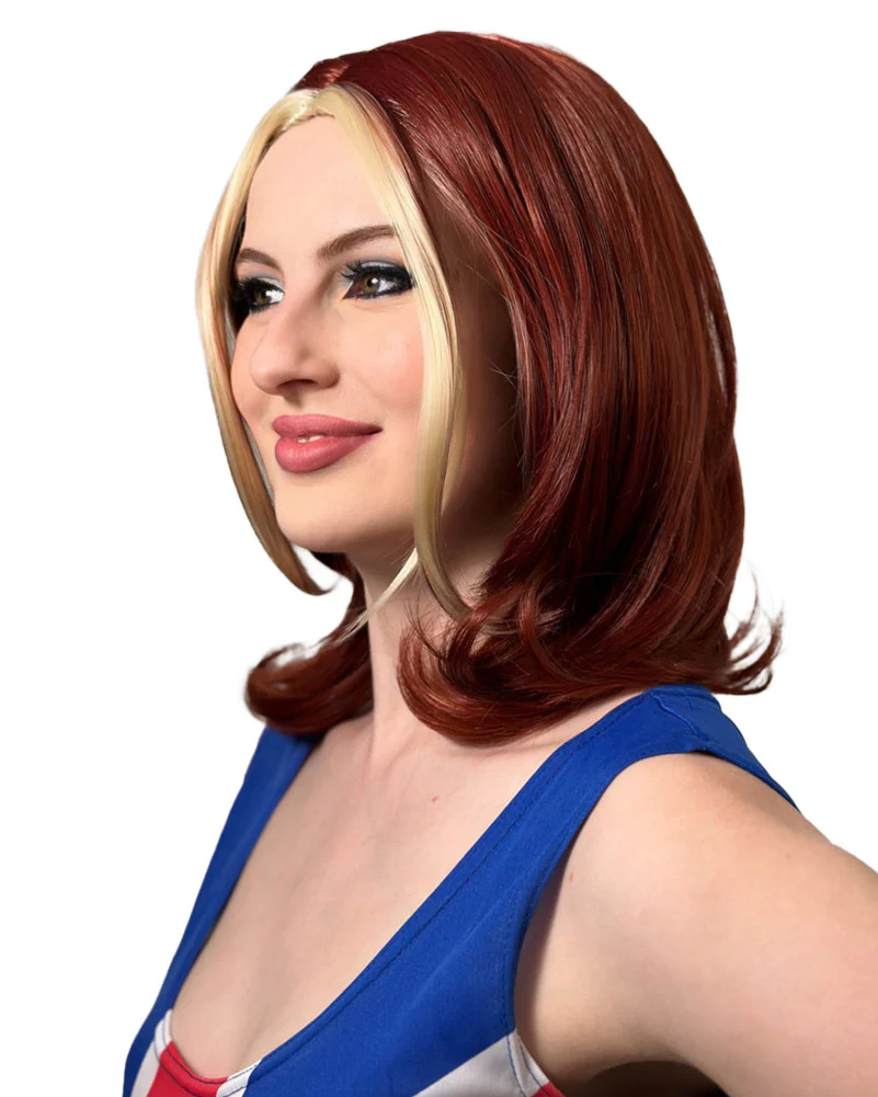 Ginger Music Diva Short Auburn Wig - Image 2