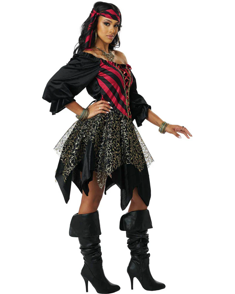 Glimmering Sea Pirate Womens Costume - Image 4