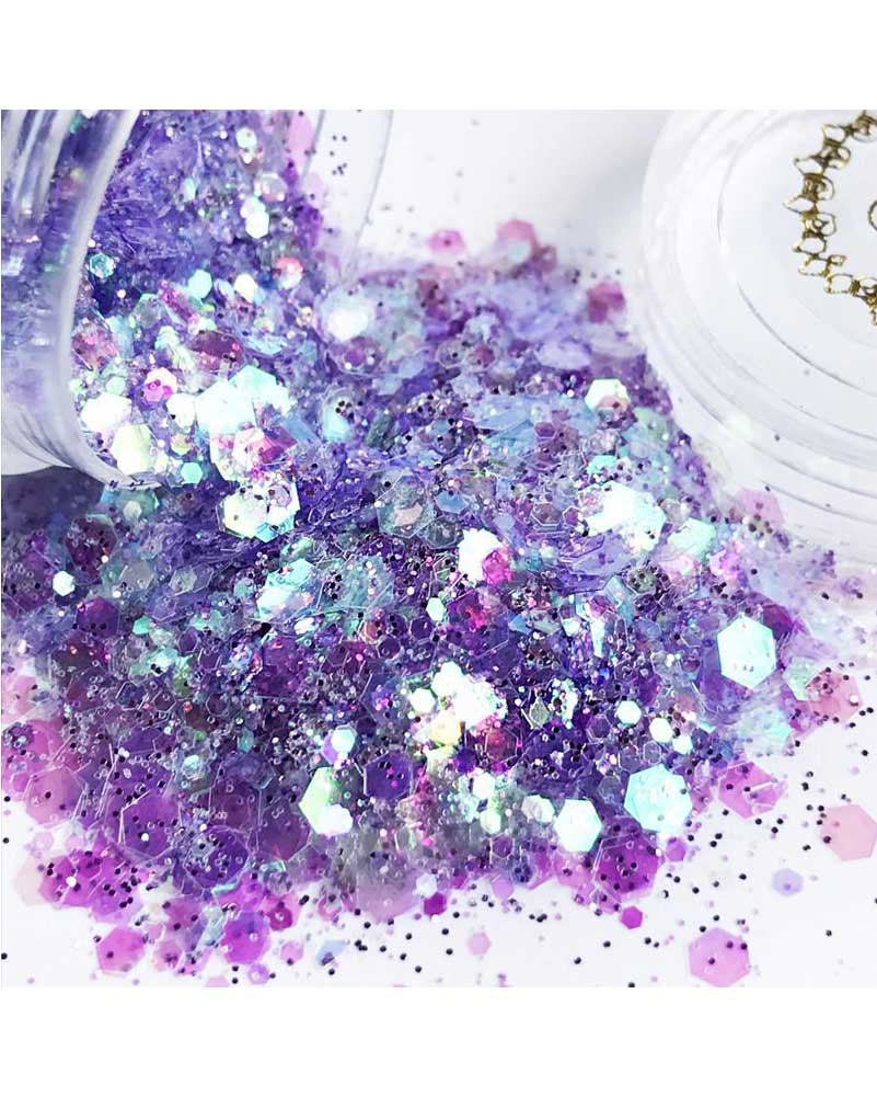 Glo Tatts Glow in the Dark Body Glitter Sea Nymph 10g - Image 2