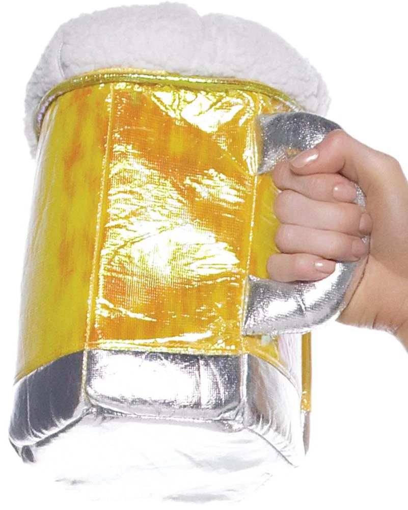 Gold Beer Stein Purse